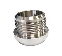 QccHieUs Male Weld On Fitting Macho de Acero Inoxidable para Tanque Aceite Combustible Accesorio de Fácil Recambio y Ensamblaje Adecuado para, AN20