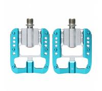 QccHieUs Pedal Plegable con Cuerpo Aleación Aluminio Compacto Pedales Base Hueca Reflectante para Desplazamiento Diario