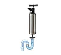 Qcesorib Desatascador Émbolo de Inodoro de Alta Presión con 4 Ventosas, Desatascador Tuberias Profesional con Barómetro Visual, Desatascador WC a Presion, Desatascador Aire Comprimido