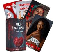 QCFQCF Cartas de oráculo de llama gemela y baraja de alma gemela, cartas kármicas para principiantes llegarán a la verdad de cualquier situación