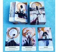 QCFQCF - Cartas de oráculo del camino encantado, cartas de oráculo para principiantes, amor propio y crecimiento espiritual, baraja de tarot de orientación inspiradora, desbloquea tu magia interior