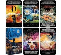 QCFQCF Life Situations - Cartas de oráculo, cartas de oráculo de amor y crecimiento espiritual para principiantes, mazo de oráculo de relaciones, mazo de oráculo curativo para el desarrollo espiritual