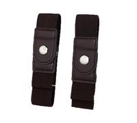 QCHAOLI No Buckle Belts for Women | Adjustable Elastic Seamless Strap | Buckleless Belt Men | Invisible Belts for Casual Work Pants Jeans Golf Waist Dresses(Coffee)