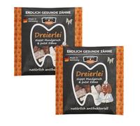 QCHEFS 2 paquetes de 3 golosinas para perros para el cuidado dental contra el mal aliento