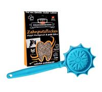 QCHEFS Flower Lick Stick & Copos de cepillo de dientes para perros como alfombrilla para combatir el estrés para entrenar contra el estrés (1 paquete, flor)