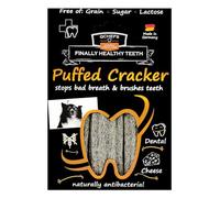 QCHEFS Power Series - Trampa para Perro Dental (3 Unidades), diseño de Queso y Trigo