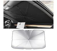 QCHIAN Parasol para Coche Parabrisas Interior para Toyota Avensis, Parasol Coche Delantero Rotación de 360°, Parasol Paraguas Coche Protección UV Universal,125x65cm