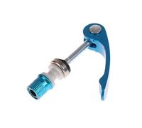 QCKNKMGG Abrazadera de tija de sillín con fijación rápida Abrazadera de tija sillín liberación rápida for Bicicleta, Perno brocheta aleación Aluminio Multicolor, 3 uds(Blue)