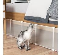 QCKNKMGG bloqueadores de Juguetes de Muebles, Bloqueador de Juguetes for Mascotas Debajo de la Cama, Color Blanco, 100-290 x 36 cm(190x36cm)