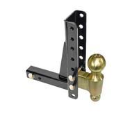 QCKNKMGG Enganche de Bola para Remolque Enganche de Remolque Ajustable 10000 lbs 7,5 Pulgadas caída/elevación 2-5/16 Estilo Canal Bola RV