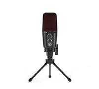 QCKNKMGG Micrófono Compatible con Videojuegos Micrófono de Estudio Condensador USB for grabación PC Podcasting Youtube con Soporte