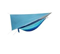 QCKNKMGG Mosquitera para Exteriores, Hamaca portátil con Red Parasol, Dosel, Cama Colgante, Viaje de Campamento Multicolor(Blue)
