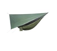 QCKNKMGG Mosquitera para Exteriores, Hamaca portátil con Red Parasol, Dosel, Cama Colgante, Viaje de Campamento Multicolor(Dark Green)