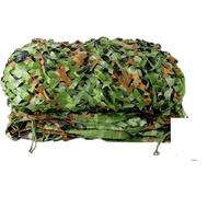 QCKNKMGG Redes de engaños, Red de Camuflaje 210D Oxford Tela portátil Parasol Camping Tiro toldo(3x4m/9.8x13ft)