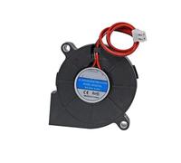 QCKRTAU Ventilador De Refrigeración 5015 De 12/24 V CC con 2 Cables For Enfriador Silencioso De 50 X 50 X 15 Mm, Humidificador De Plástico.(DC 12V)