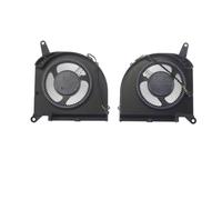 QCKRTAU Ventilador De Refrigeración For CPU Y GPU De Portátil PLB07010S12HH DC12V 0,50A 4 Pines, Compatible con Gigabyte Aorus 15G 15P 17G XC XB RX7G(CPU GPU Fan)