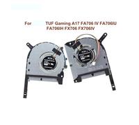 QCKRTAU Ventiladores De Refrigeración For CPU Y GPU, Compatibles con ASUS, TUF Gaming A17 FA706 IV FA706IU FA706IH FX706 FX706IV FX706IU FX706IH FX706II, Radiador Y Ventilador.(GPU Fan)