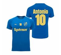 QCM PRODUTOS PERSONALIZADOS Camiseta de Fútbol Personalizada con tu Escudo, Nombre y Número | Forma tu Equipo (FR/ES, Letras, XL, Regular, Regular, Royal)