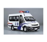 qcmaw Modelo de coche a escala 1:24 para automóvil blindado de aleación, metal fundido a presión, policía, antiterrorista, a prueba de explosiones, coleccionable, adecuado para decoración (blanco)
