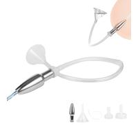 Qcpuuu Ducha anal para sexo anal, ducha anal para cabezal de ducha de metal, enema para limpieza de colon, irrigador de ducha íntima, irrigación de colon, tapón anal para hombres