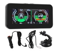 QCSTORE Medidor de Pendiente de ángulo de Automóvil de Alta Resolución para Monitoreo en Tiempo Real y Alertas de Seguridad en Automóviles