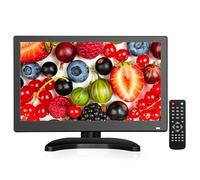 Qcvoruno visualización de monitor de 11.6 pulgadas, resolución 1366 x 768, altavoces duales integrados, monitor LCD portátil con HD/VGA/BNC/AV/USB para CCTV, DVD, DSLR VCD TV Box