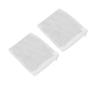 Qcwwy 10 Bolsas de Medios Filtrantes para Acuario, Bolsa de Malla Fina Reutilizable para Pecera, Filtración Química Biológica, Agua Salada, Sacos de Agua Dulce con Cremallera para