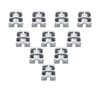 Qcwwy 10 Fundas con Ojales para Cabezal de Corte Automático 25 2 4002 713 8300 8301 con Ojales, Piezas de Repuesto Compatibles con Cortadora de Hilo, Piezas de Repuesto