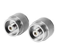 Qcwwy 2 Piezas G3/4 DN20 FNPT Convertidor de Gas Encendedores Accesorios de Encendido Dureza Adaptador Plano de Acero Inoxidable para Estufa de Camping Al Aire Libre con Buen Rendimiento de Sellado 2
