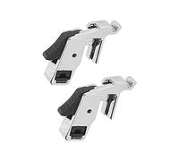 Qcwwy 2 Piezas Pie de Coser para Dobladillo Accesorios para Máquinas de Coser Hebilla de Metal Adaptador de Prensatelas para Máquinas de con Material de Acero Inoxidable para de Domésticas
