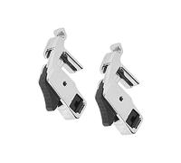 Qcwwy 2 Piezas Pie de Coser para Dobladillo Adaptador Universal de Prensatelas con Hebilla de Metal de bajo para Máquinas de Coser con Material de Acero Inoxidable para Accesorios de Máquinas de