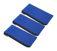 Qcwwy 3 Lápices de Neopreno para Camping, Bolsa para Bolígrafos con Forro de Tierra para la Escuela, Oficina, Camping, Viajes, 3 Lápices de Neopreno, Suave, Agradable para la Piel, Montañismo, (Blue)