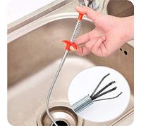 Qcwwy 3 Piezas de Herramienta para Quitar Obstrucciones de Drenaje, Cepillo Flexible para Depilación con Gancho de Acero Inoxidable para Fregadero, Tubería, Bañera, Ducha, Drenaje, Artículos para el