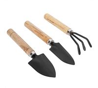 Qcwwy 3 Piezas Mini Juego de Herramientas de Jardín, Plantas en Maceta Kit de Mano de Jardinería Mini Pala Garra Rastrillo Pala Flores Herramientas de Plantación Juego de Herramientas
