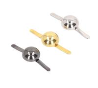 Qcwwy 300 PCS Mini Brads Sujetadores de Latón de Oro Plateado, Brillo Fuerte para álbumes de Recortes de Bricolaje