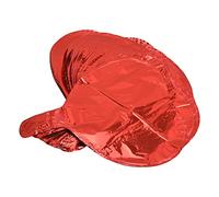 Qcwwy 50 Globos Rojos en Forma de Corazón, Globos de Película de Aluminio para Decoraciones de Bodas y Fiestas de Cumpleaños, Festivales