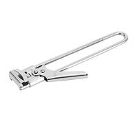 Qcwwy Abrelatas de Acero Inoxidable, Abridor Portátil Inteligente de Mandíbula Ajustable con Antideslizante, Adecuado para Cocinas Domésticas, Picnic Al Aire Libre, Barbacoas,