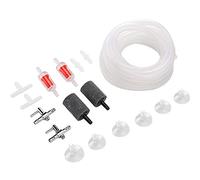 Qcwwy Accesorios de Bomba de Aire de Tubo de 4 Mm para Acuario, Junta de Plástico de 3 Vías, Válvula Reguladora Azul, Bomba de Aireación de Compresor de Oxígeno para Peces, Uso Doméstico (Preparar
