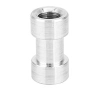 Qcwwy Adaptador de Tornillo de Aleación de Aluminio Convertidor de Rosca Hembra de 1/4 a 3/8 para Trípode Placa de Montaje Rápido con Pernos de Portalámparas Otros Accesorios de Equipo