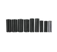 Qcwwy Adaptadores de Pinza de Mandril Juego de Bujes Divididos de Acero con Resorte 9 Piezas Reductor de Pinza de 12,7 Mm a 6 Mm para Enrutador de Madera y Máquina de Grabado Sujeción Precisa para