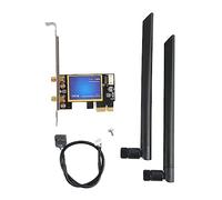 Qcwwy Alta Velocidad -pcie -WiFi Mapa de Doble Banda 1200 Mbit/S 4.0 Adaptador de Red para Computadoras, Adaptador WLAN Inalámbrico para PC, Tarjeta de Red Inalámbrica Compacta