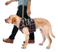 Qcwwy Arnés de Elevación Ajustable para Perros, Eslinga de Asistencia Transpirable para Mascotas Mayores Discapacitadas con Agarre Manual (L (20-30 kg / 44,1-66,1 LB Recomendado))