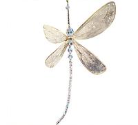 Qcwwy Atrapasol de Cristal de Libélula, Dragonfly Suncatchers para Windows Hanging Rainbow Maker para Windows Christmas Tree Decor Gifts Prisma Atrapasol de Cristal (White)