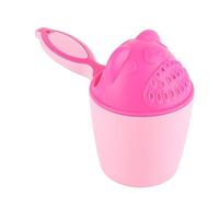 Qcwwy Baby Shampoo Enjuague, Ojo Protector, Diseño Multipropósito, Material de Plástico Seguro, Diseño Fácil de Limpiar, Amigable para los Niños, Protección para los Ojos Rosa para Niños, Bañándose