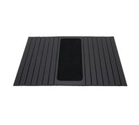 Qcwwy Bandeja Portavasos para sofá, Bandeja Plegable para Apoyabrazos de sofá, Mesa con Brazo para sofá, Sillón Antiderrames, Mesa con Brazo para sofá, Organizador de Refrigerios con (BLACK)