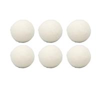 Qcwwy Bolas de Lana para Secadora Herramientas para Tejer Bolas de Lavandería Reutilizables El Suavizante de Telas Reduce El Tiempo de Secado y la Estática con Bolsa de Almacenamiento para Secadora