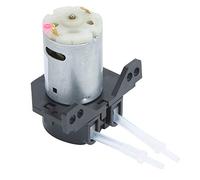 Qcwwy Bomba Peristáltica de 12 V CC Bombas de Agua Tanques de Presión Mini Bomba Dosificadora con Diseño a Presión para Laboratorio Tratamiento Químico de Agua Peristáltica de 12 V CC Plástico de