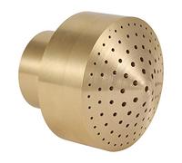 Qcwwy Boquilla de Fuente de Latón, Aspersor de Estanque de Jardín de Rosca Hembra G1 1/2 DN40 con Diseño de Orificios Múltiples, para Fuente de Hotel y Paisaje Acuático