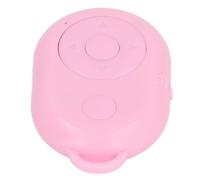 Qcwwy Botón selfie remoto de 10 m, bajo consumo de energía, convertidor lateral multifuncional de aplicación, control remoto BT 4.0 para teléfono para ver videos, Rosa, Maletín