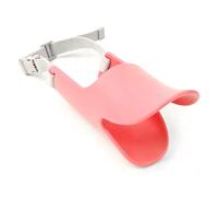 Qcwwy Bozal de Silicona para Perros con Hebilla Ajustable para Corrección | Silicona Suave a Prueba de Mordeduras, Forma de Boca de Pato Transpirable, Evita Ladridos, Mordeduras, para Entrenar Perros
